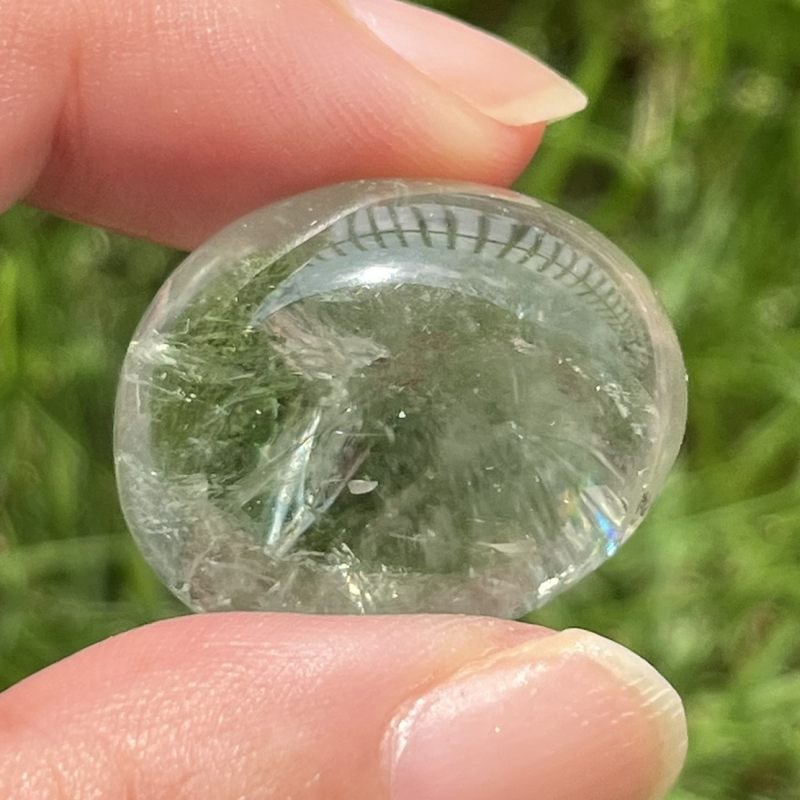 プラシオライト(akaグリーンアメシスト)AA・タンブル5