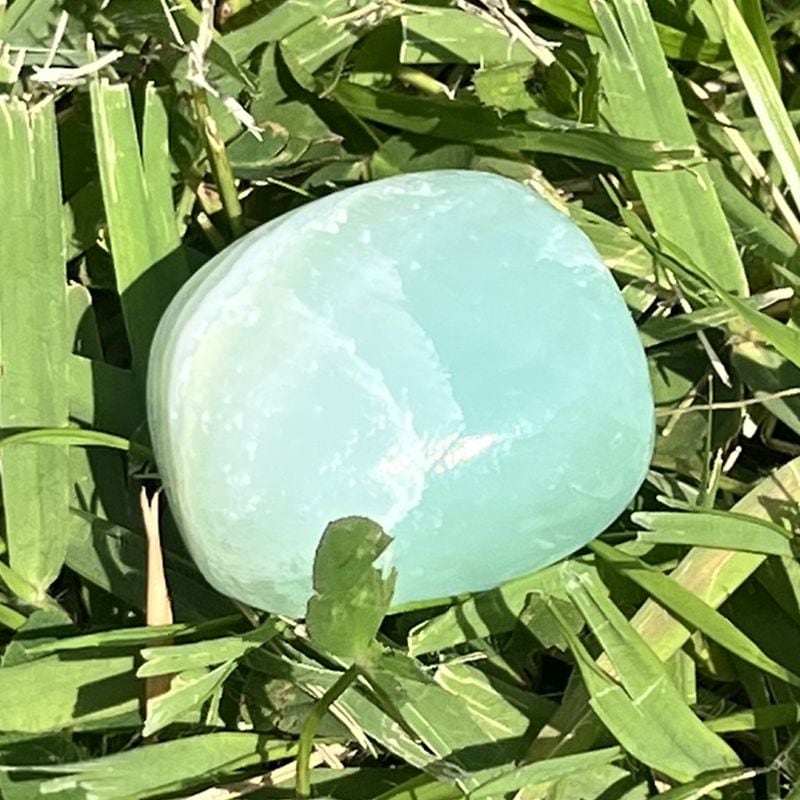 ブルーグリーン・カルサイト・タンブル1