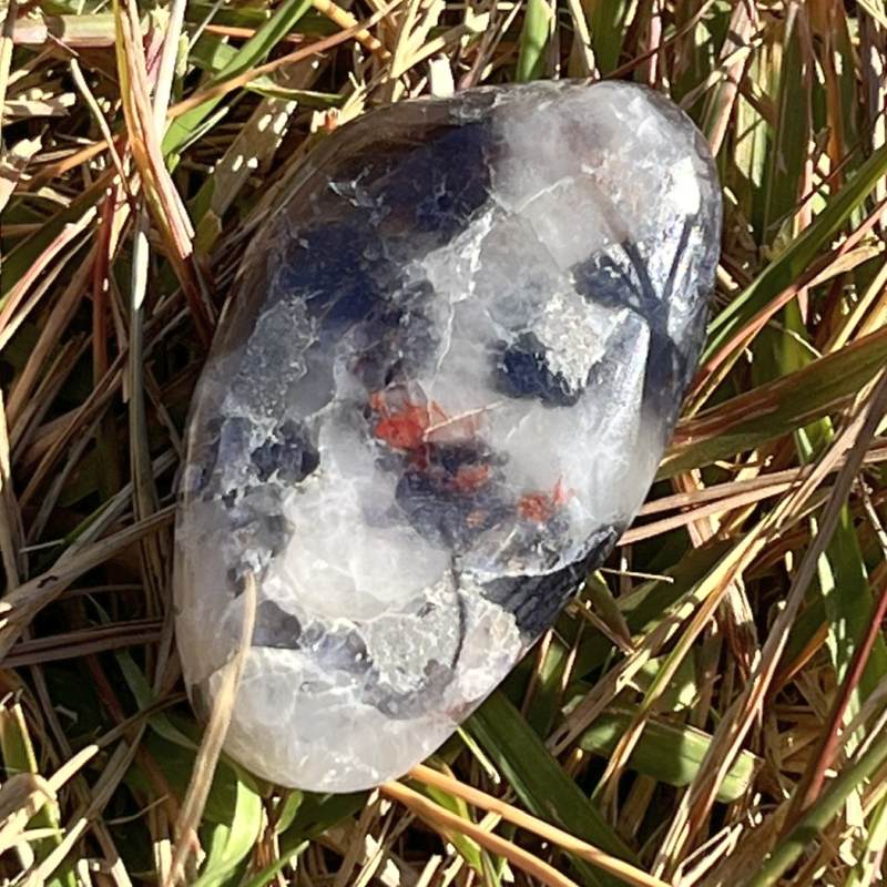 アイオライト・サンストーン・大きめタンブル2