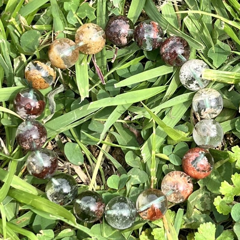 ガーデンファントムクォーツ（マルチカラー）ブレスレット11㎜(AA)4