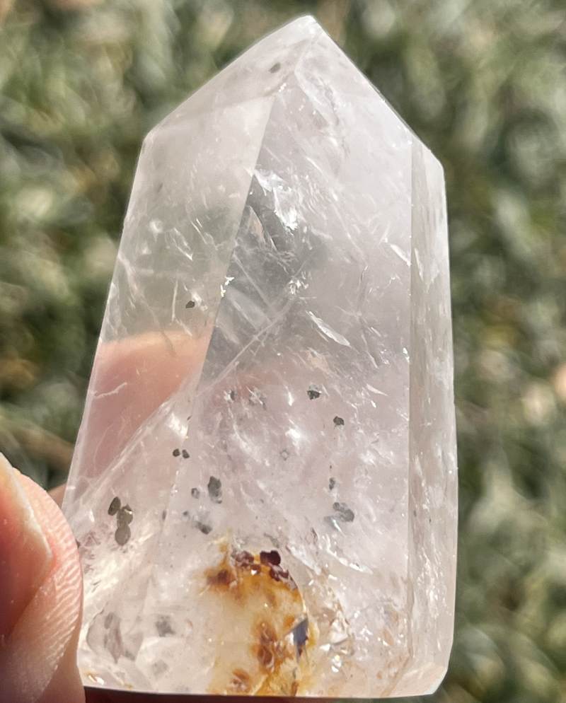 パイライト・インクールデッド・クオーツ3(超レア）(レインボウ複数）