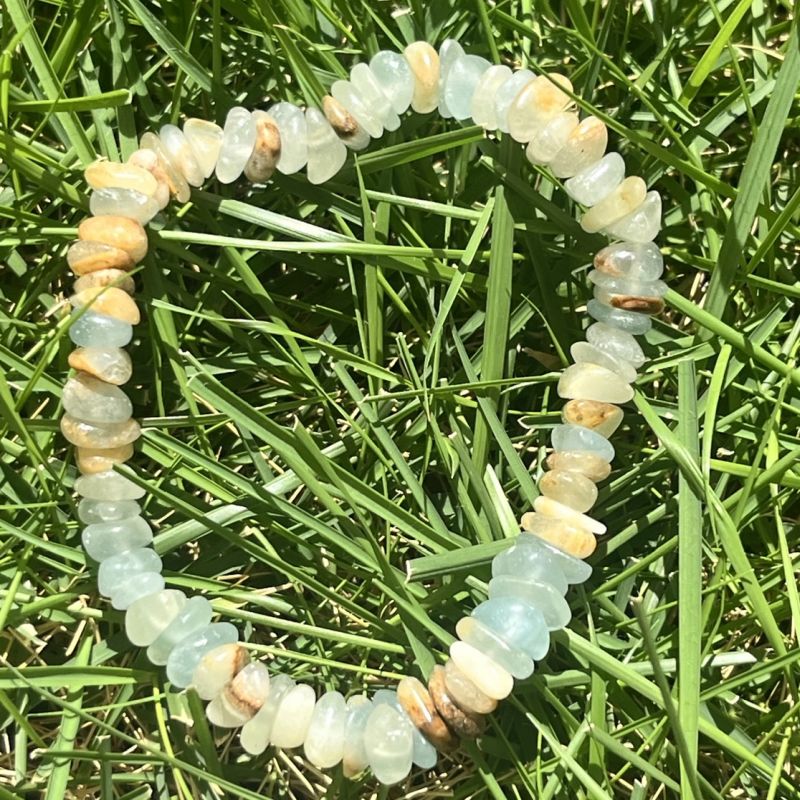 レムリア・アクアティン・カルサイト・ブレスレット（超レア）