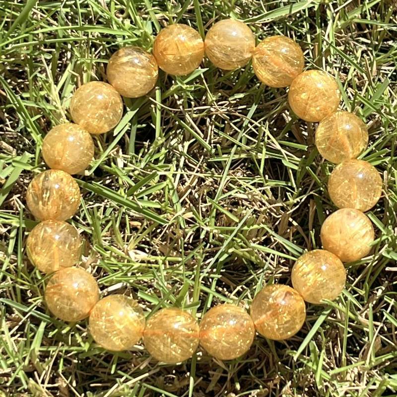 ルチルクオーツ・ブレスレット11mm(AAA)