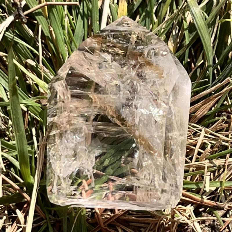 ホワイトアメシスト・オベリスク（レインボウ・蛍光）5