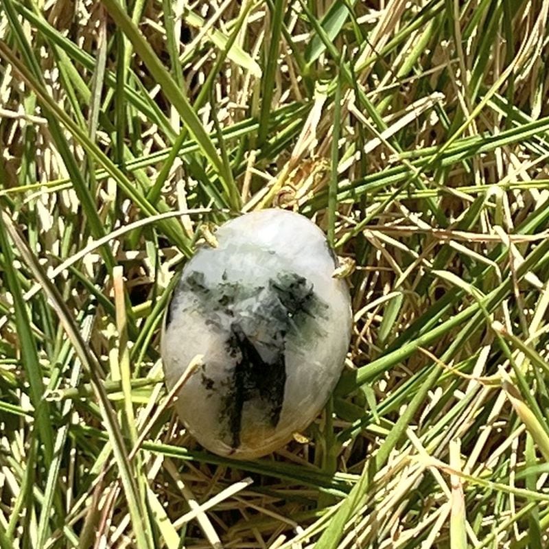 エメラルド・ウィズ・フェナカイト・K18PTペンダントヘッド（超レア！）