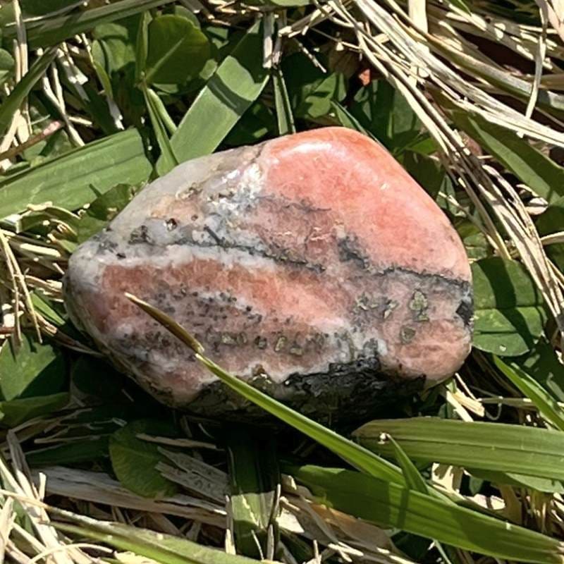 トリプライト・ワグネライト・ウィズ・ゴールデンパイライト・タンブル4