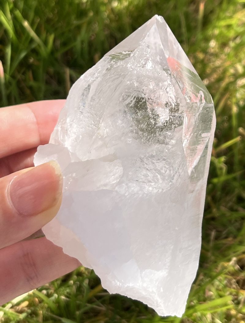 ヒマラヤ産レコードキーパー・クリスタル（水晶）2(特大）（タビー、パストタイムリンク、レインボウ）