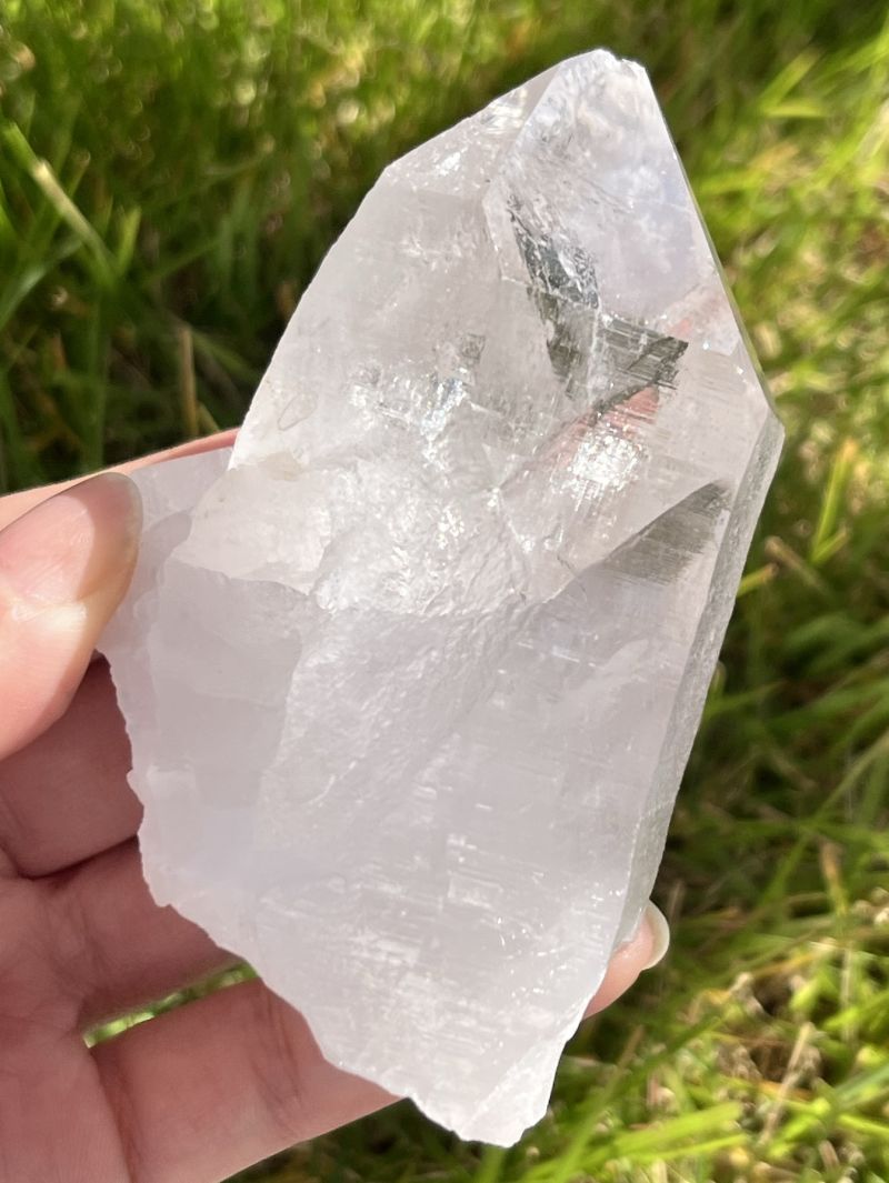 ヒマラヤ産レコードキーパー・クリスタル（水晶）2(特大）（タビー、パストタイムリンク、レインボウ）