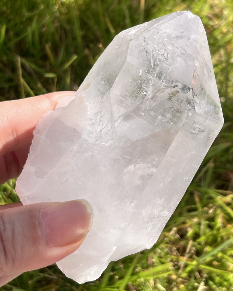 ヒマラヤ産レコードキーパー・クリスタル（水晶）2(特大）（タビー、パストタイムリンク、レインボウ）