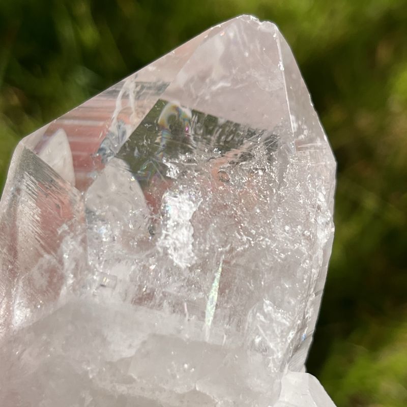 ヒマラヤ産レコードキーパー・クリスタル（水晶）2(特大）（タビー、パストタイムリンク、レインボウ）