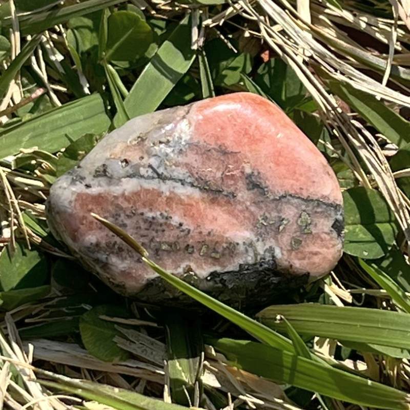 トリプライト・ワグネライト・ウィズ・ゴールデンパイライト・タンブル4