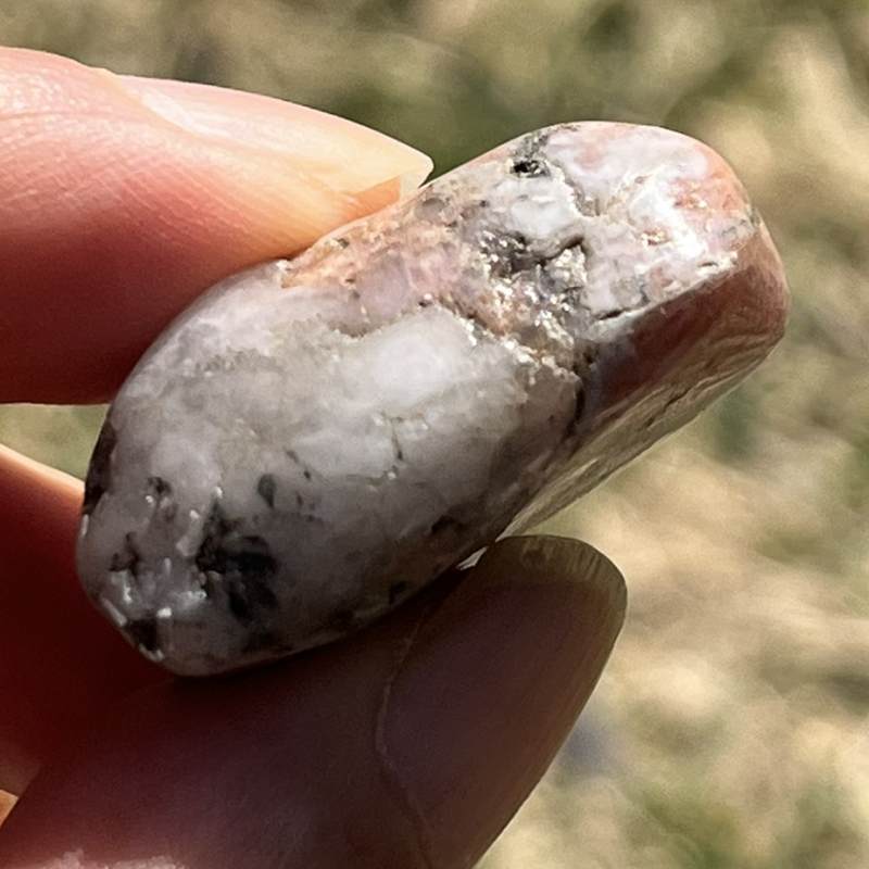 トリプライト・ワグネライト・ウィズ・ゴールデンパイライト・タンブル4