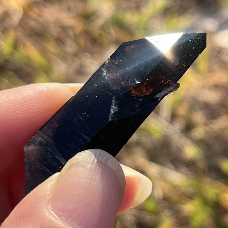 モリオン（黒水晶）原石ポイント6