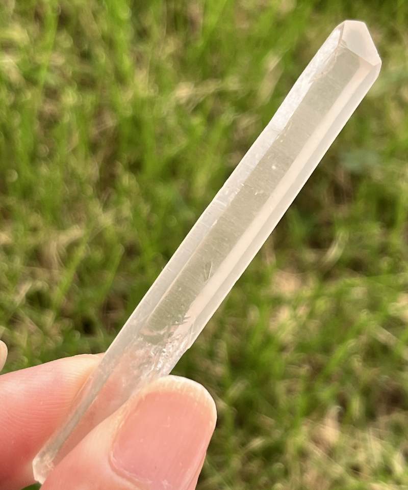 シンギングクォーツ・クリスタル(オレンジ）（メロディ・ガレージセール）4