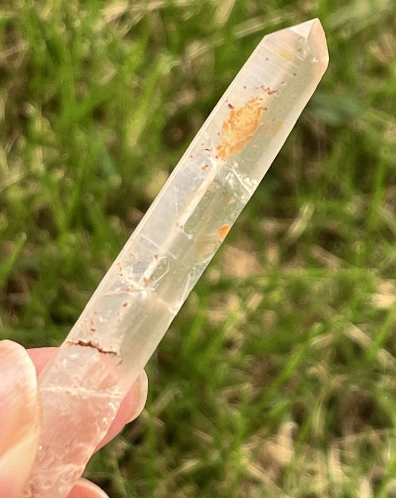 シンギングクォーツ・クリスタル(オレンジ）（メロディ・ガレージセール）5