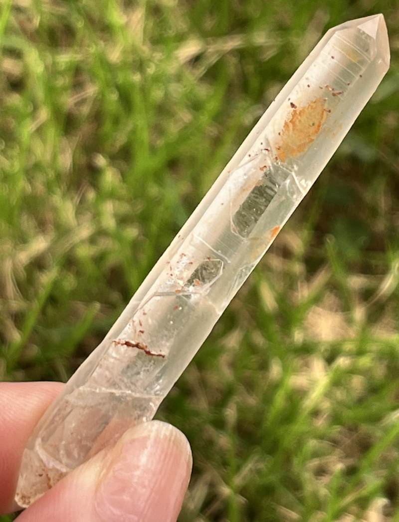 シンギングクォーツ・クリスタル(オレンジ）（メロディ・ガレージセール）5