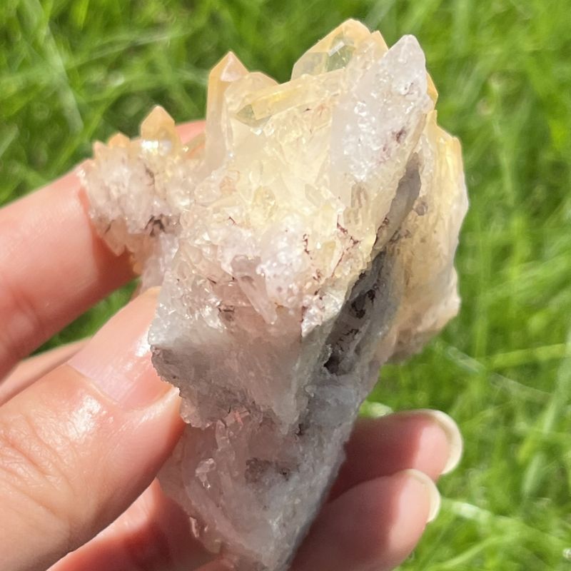 ゴールデンピンクコロンビアレムリアンクォーツ（超レア）3（レインボウ）