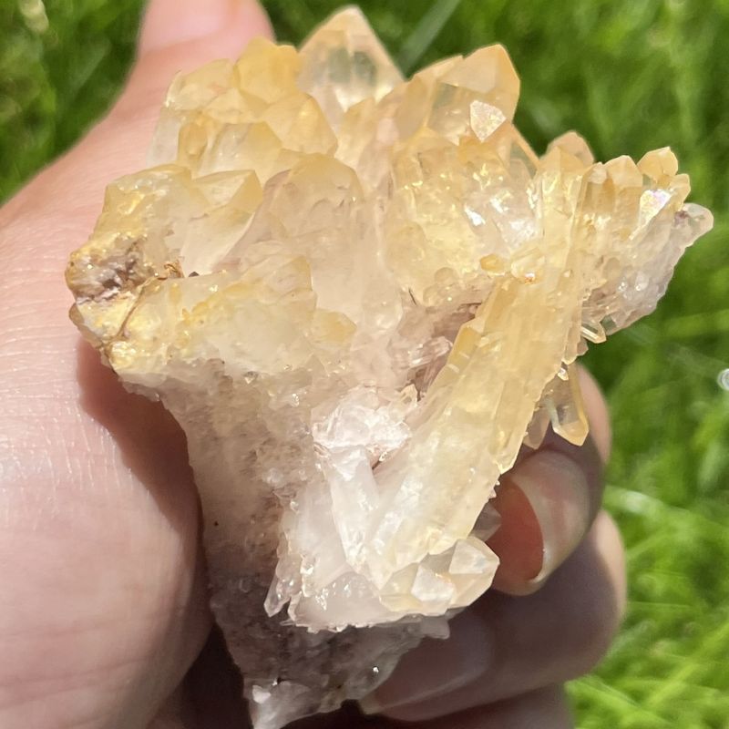 ゴールデンピンクコロンビアレムリアンクォーツ（超レア）3（レインボウ）