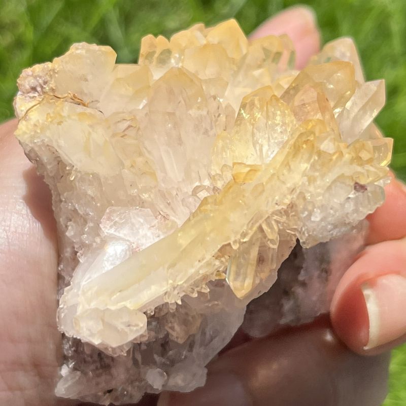 ゴールデンピンクコロンビアレムリアンクォーツ（超レア）3（レインボウ）