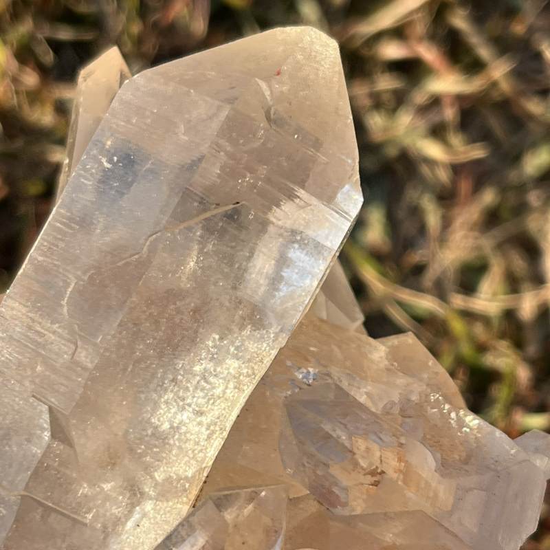 マニカランクォーツ原石（大）（レインボウ、DT）