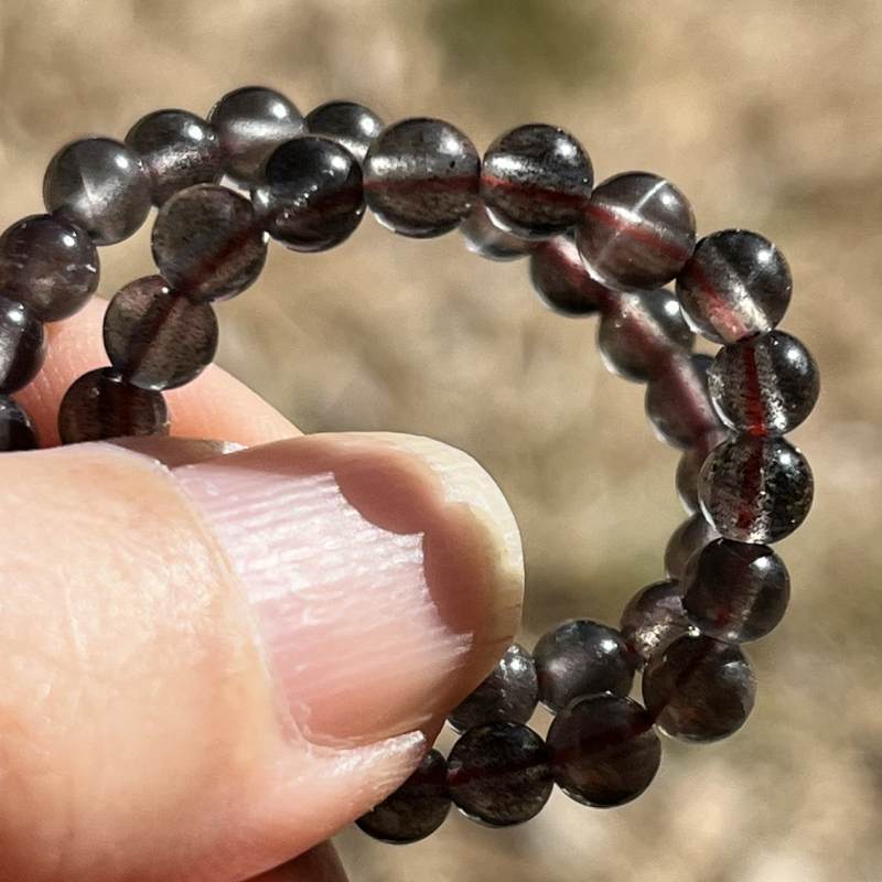 キャッツアイ・スキャポライトブレスレット4mm2