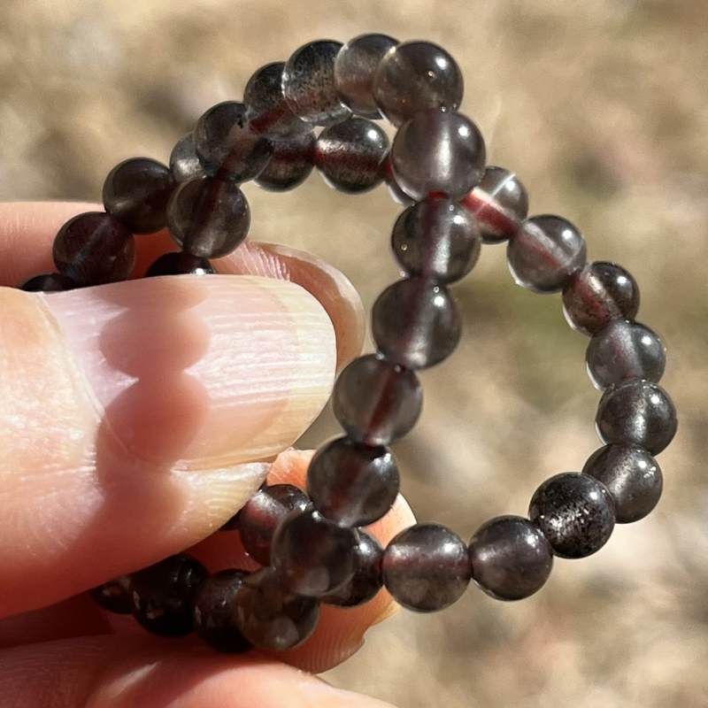 キャッツアイ・スキャポライトブレスレット4mm2