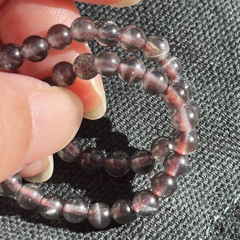 キャッツアイ・スキャポライトブレスレット4mm2