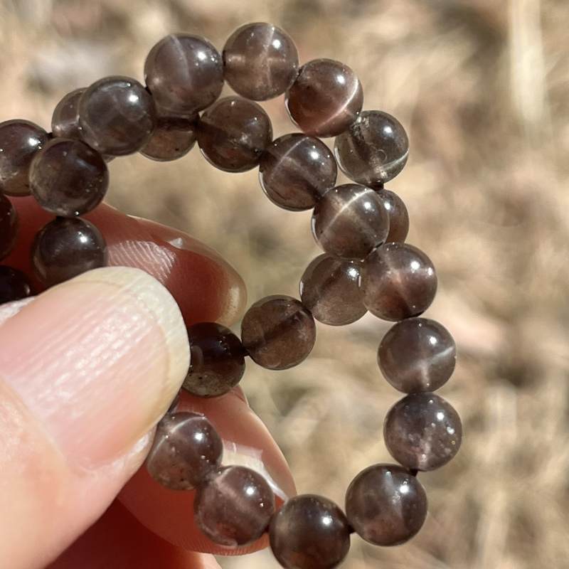 キャッツアイ・スキャポライトブレスレット5.5mm