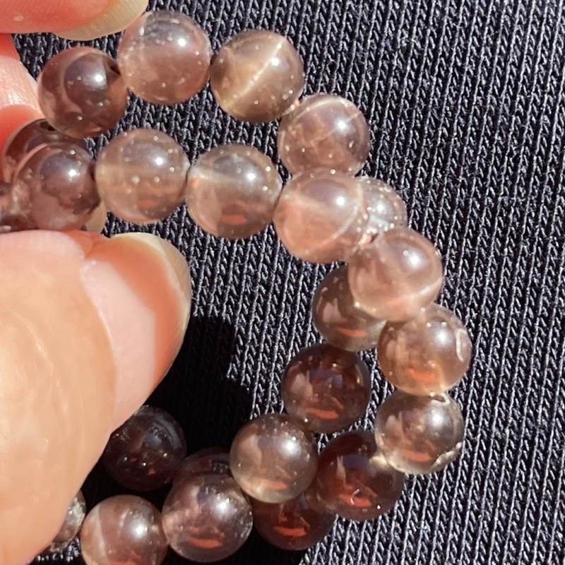 キャッツアイ・スキャポライトブレスレット5.5mm