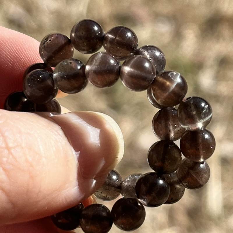 キャッツアイ・スキャポライトブレスレット5.5mm