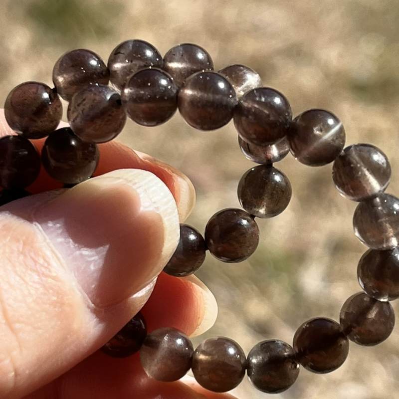 キャッツアイ・スキャポライトブレスレット5.5mm