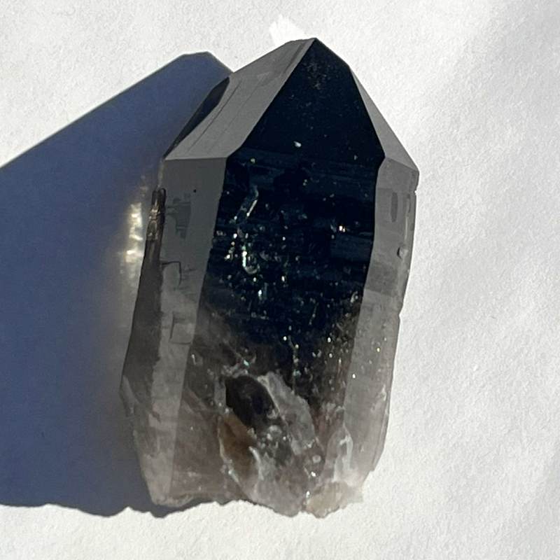 モリオン（黒水晶）原石ポイント10