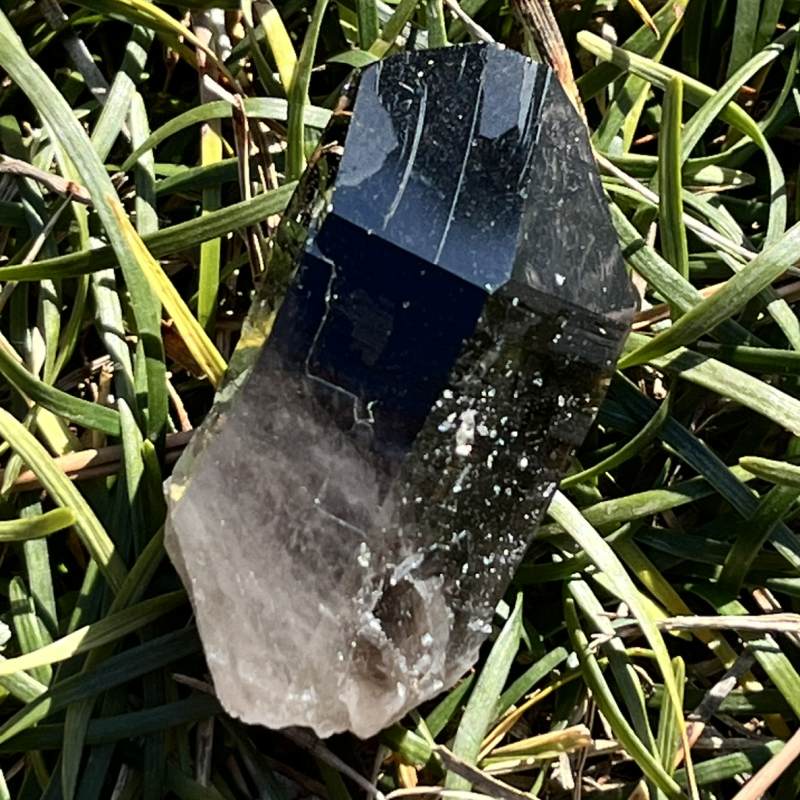 モリオン（黒水晶）原石ポイント10