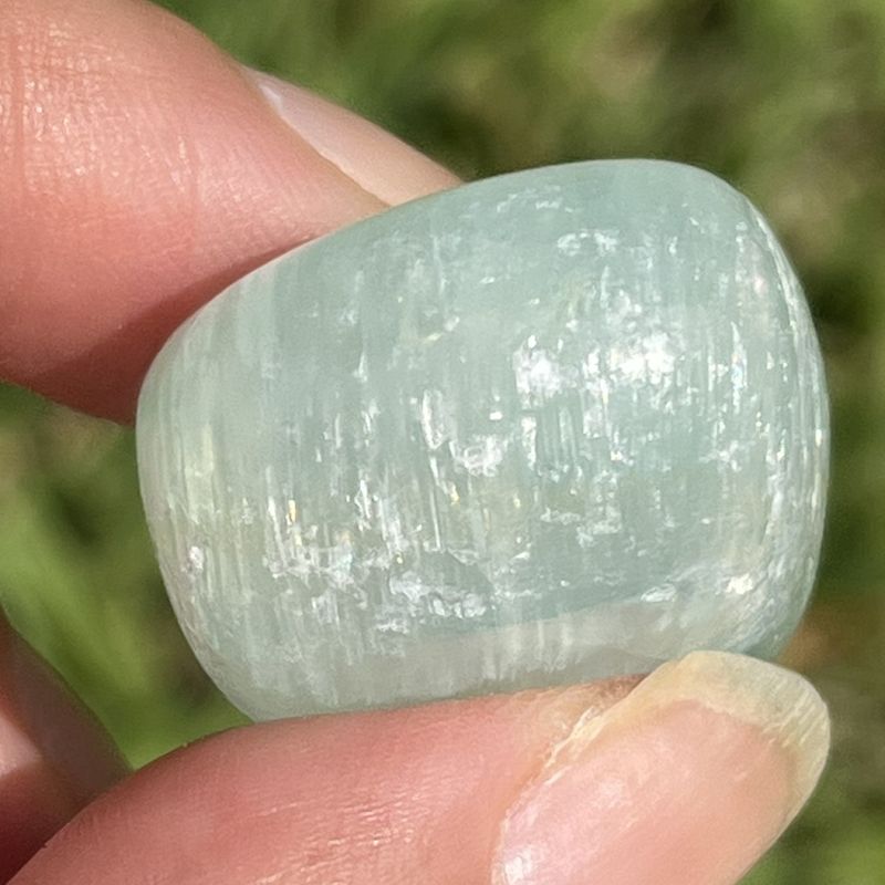 ブルーグリーン・カルサイト・タンブル9