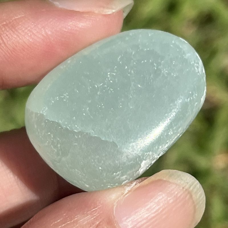 ブルーグリーン・カルサイト・タンブル9