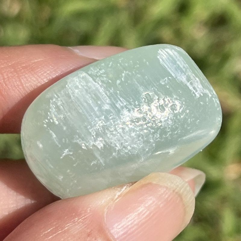 ブルーグリーン・カルサイト・タンブル9