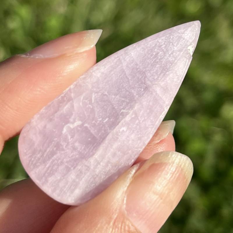 ラベンダー・クンツァイト・しずく型カボション6