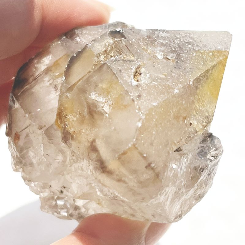 スモーキー・エレスチャル・モンド・クォーツ・クリスタル12大（DT、レインボウ）