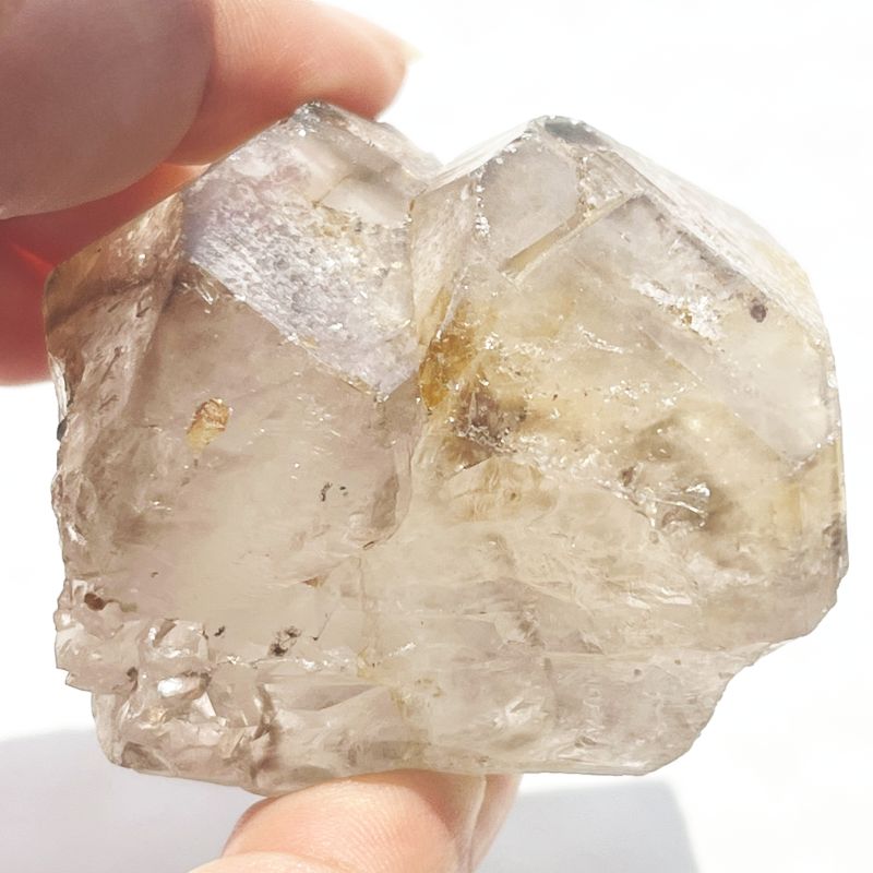 スモーキー・エレスチャル・モンド・クォーツ・クリスタル12大（DT、レインボウ）