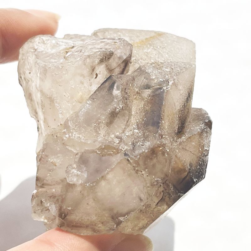 スモーキー・エレスチャル・モンド・クォーツ・クリスタル12大（DT、レインボウ）