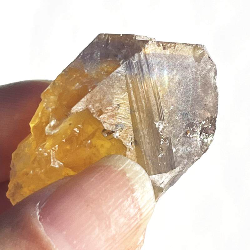 フランス産バイカラー・フローライト4（レインボウ）