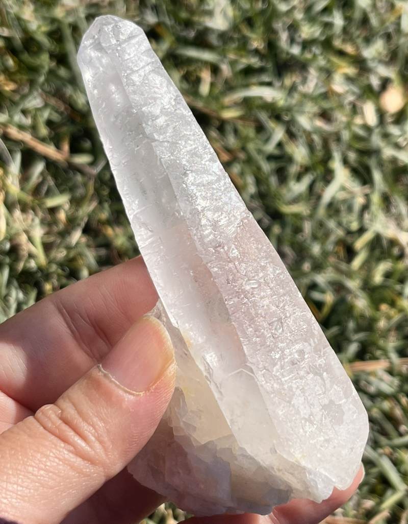 ライトニング・クォーツ大（雷水晶）4（レインボウ）