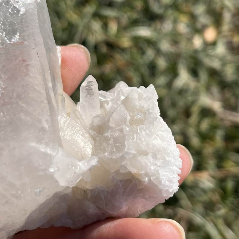 ライトニング・クォーツ大（雷水晶）4（レインボウ）