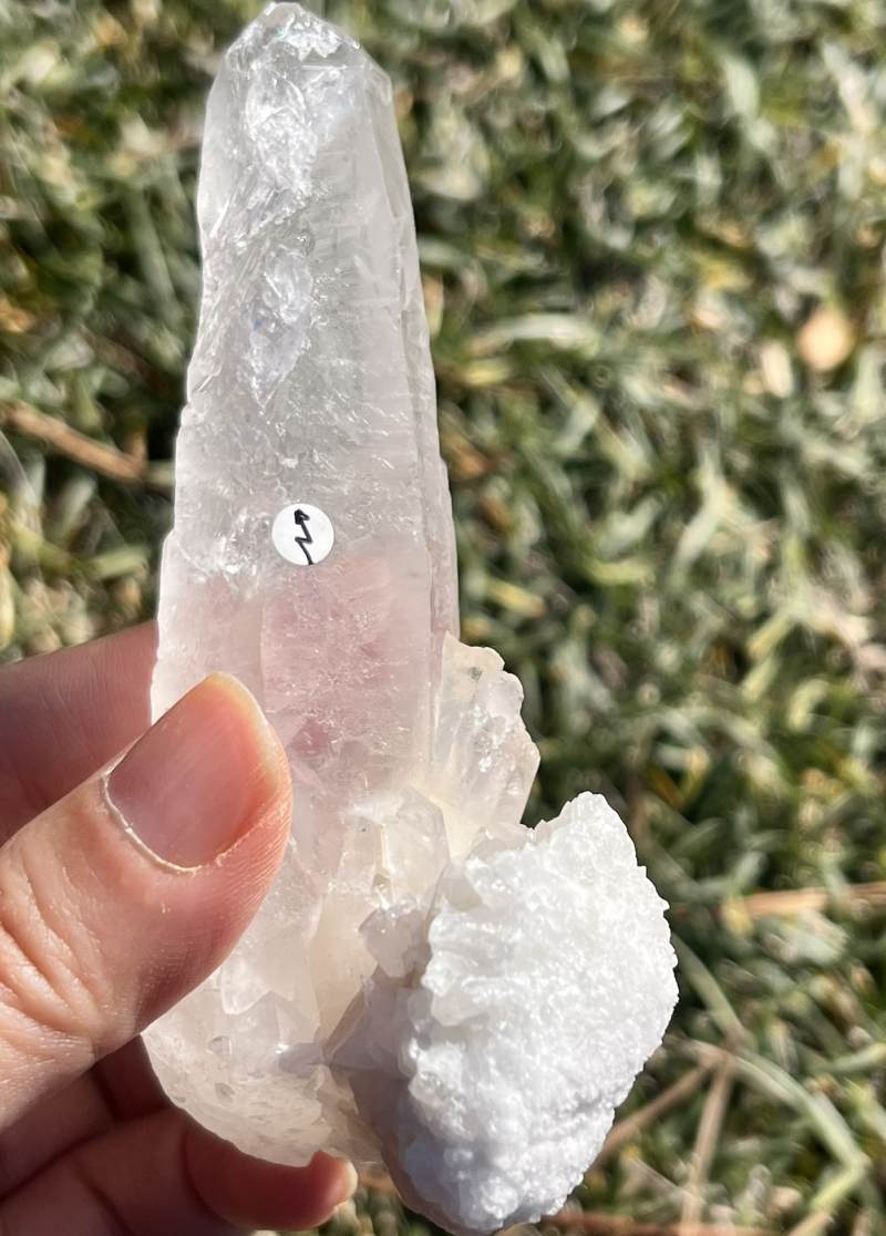 ライトニング・クォーツ大（雷水晶）4（レインボウ）