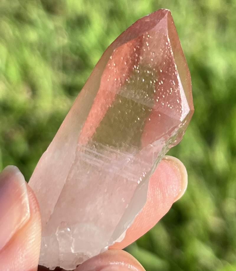 ピンク・レムリアンクォーツ8（レインボウ）