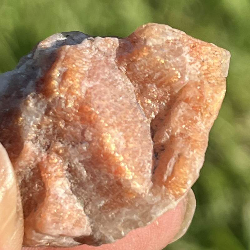 ラバファイア・サンストーン原石3