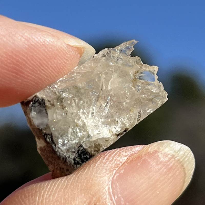 ロシア産フェナカイト・ハーフポリッシュ（ハイグレード）（超レア）