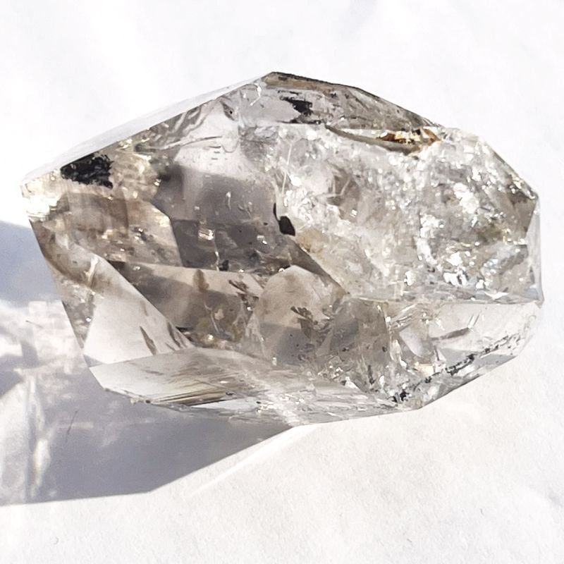 ハーキマー・ダイヤモンド(レインボウ）2（Rock and Gem Magazine掲載