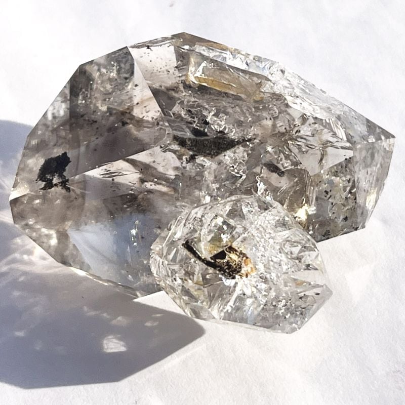 ラリマー貔貅❤︎グラファイトインハーキマークォーツ(ハーキマーダイヤモンド)ブレス ラリマー貔貅❤︎グラファイトインハーキマークォーツ(ハーキマー