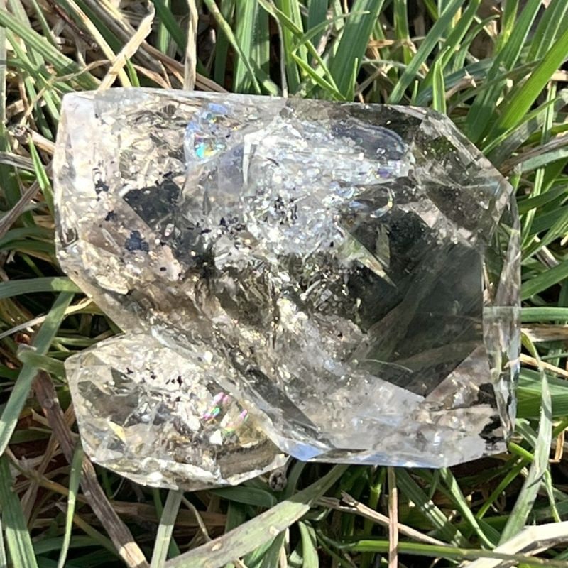 ハーキマー・ダイヤモンド(レインボウ）2（Rock and Gem Magazine掲載